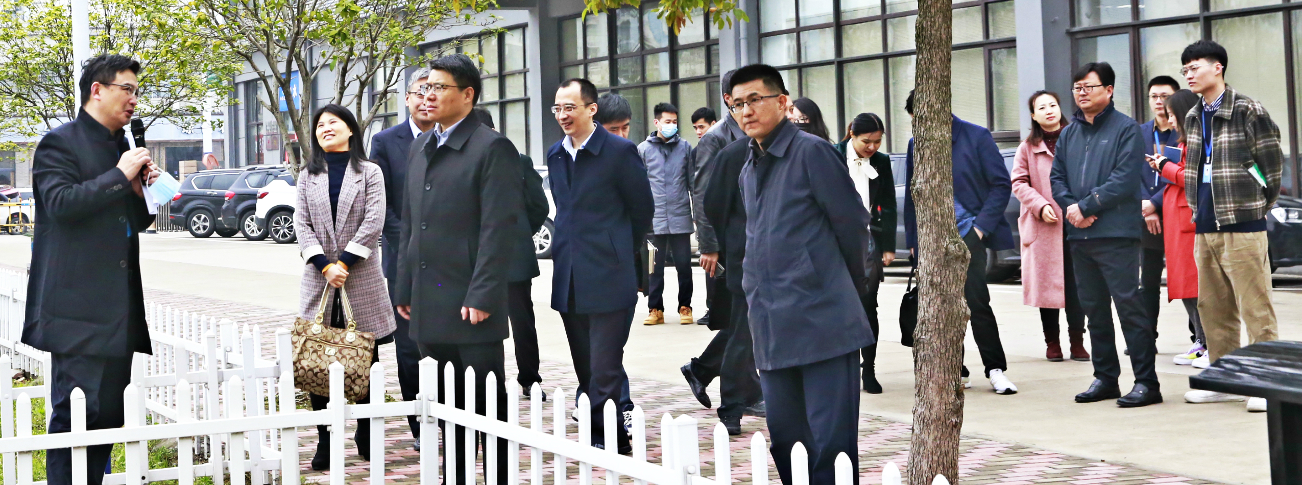 合肥市政府副市長龔春剛一行蒞臨中水三立調(diào)研指導